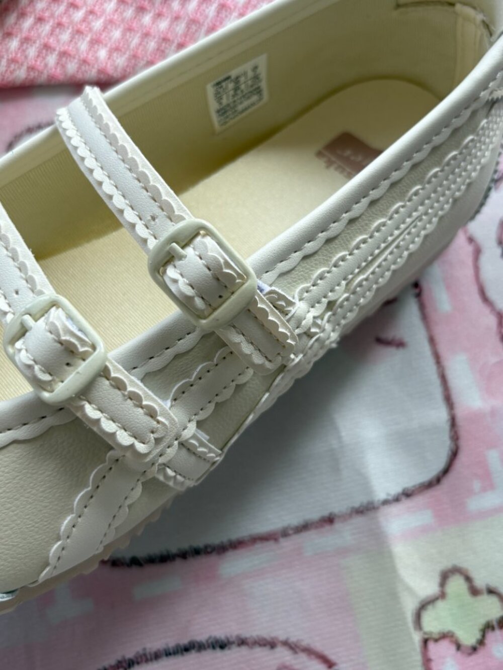 Onitsuka Tiger Mexico 66 Ballerina Off White Mary Jane Shoes - Picture 4 of 8